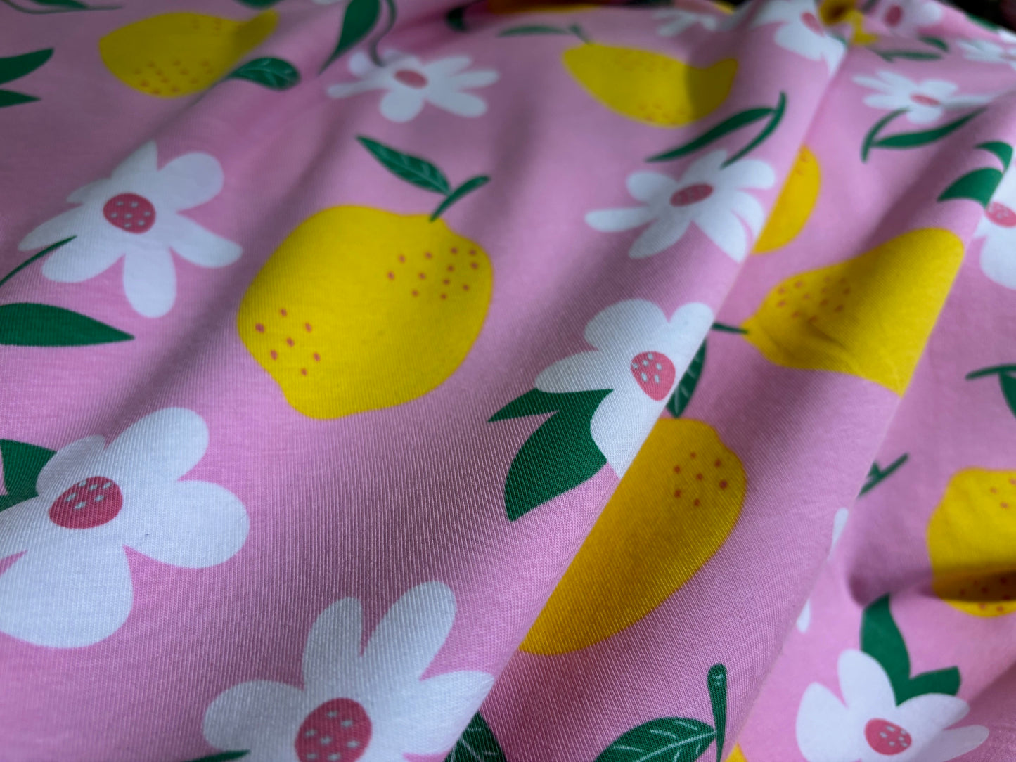 Jersey Zitronen Rosa