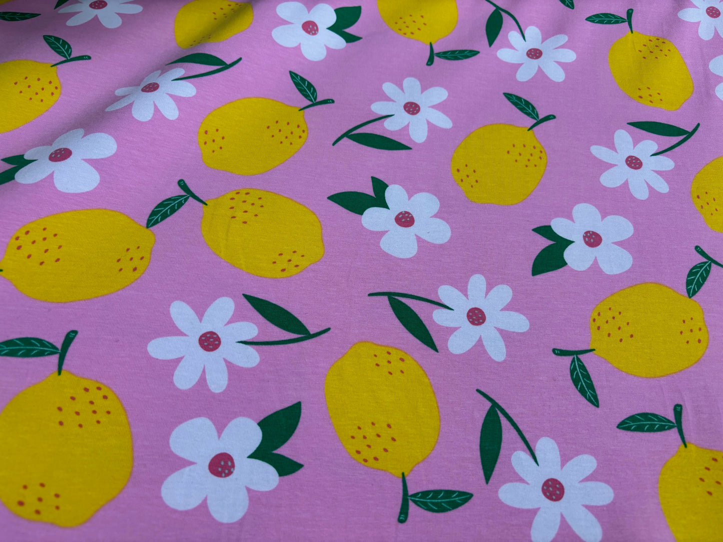 Jersey Zitronen Rosa