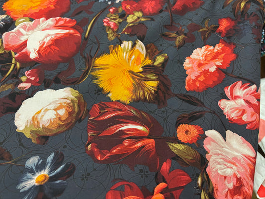 Baumwollstoff Blumenbarock Enrapture