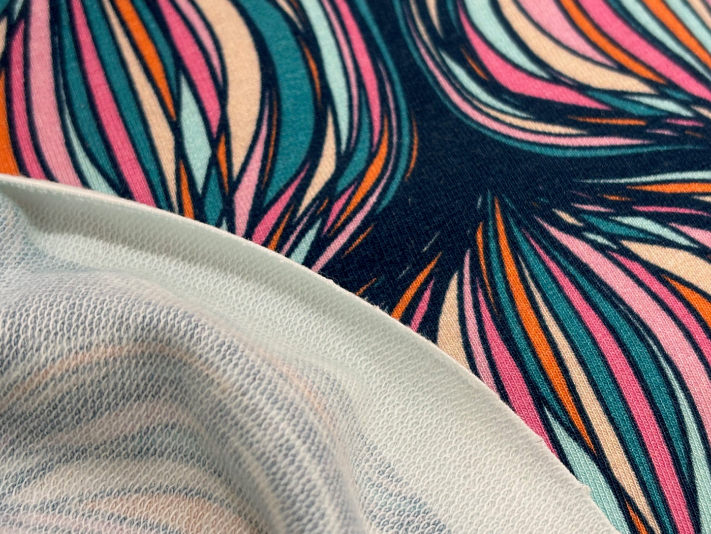 French Terry Buntes Zwiebelmuster Joy Collection by Meluma