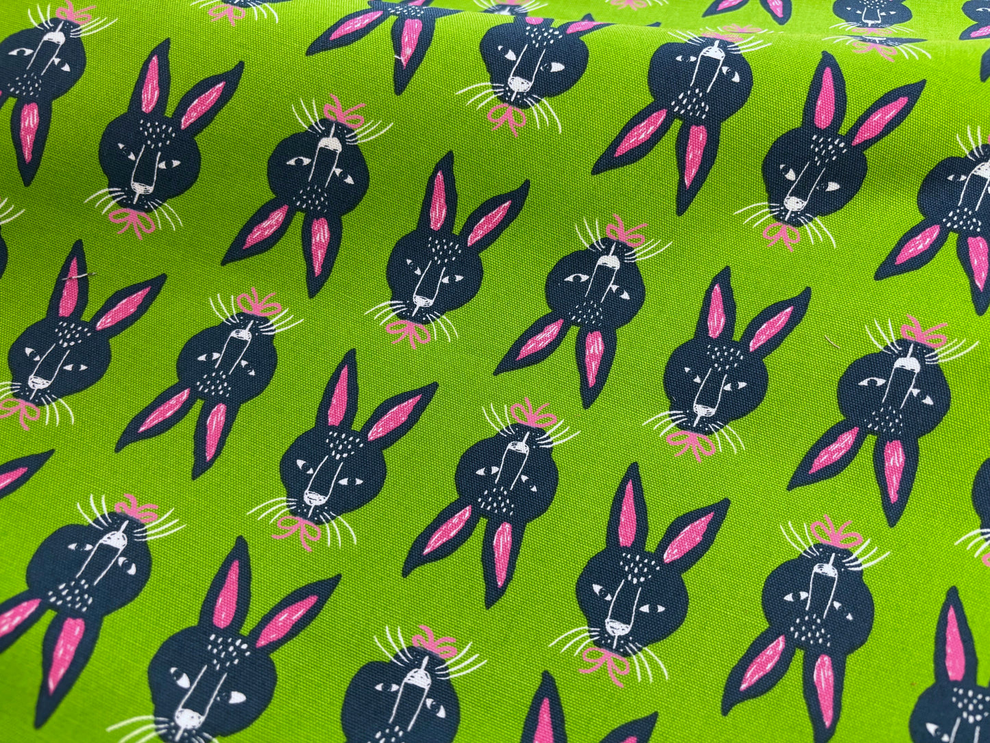 Canvas Rabbit Hase Grün