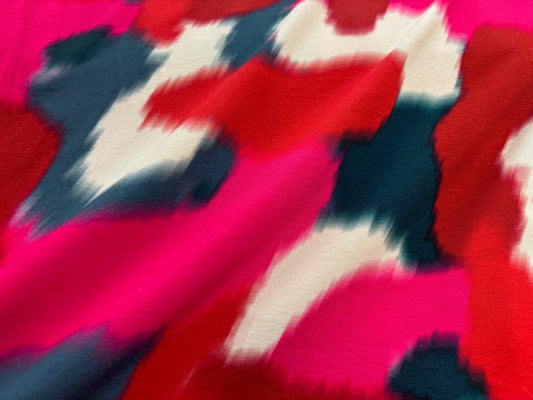 Viskosejersey Echo of Summer Pink