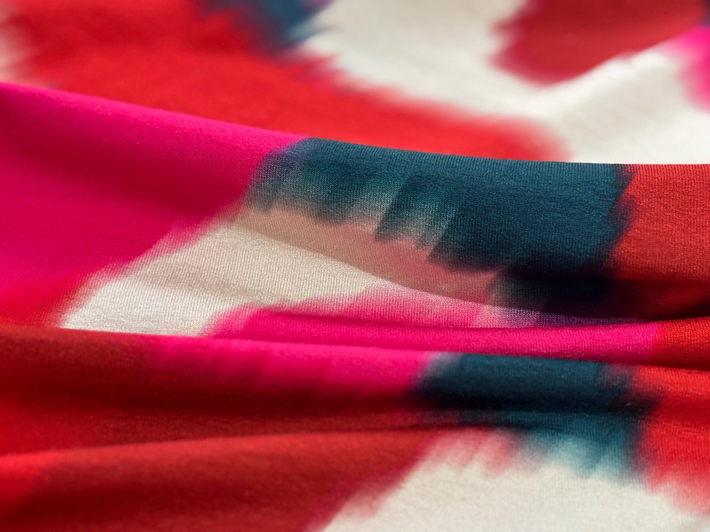 Viskosejersey Echo of Summer Pink