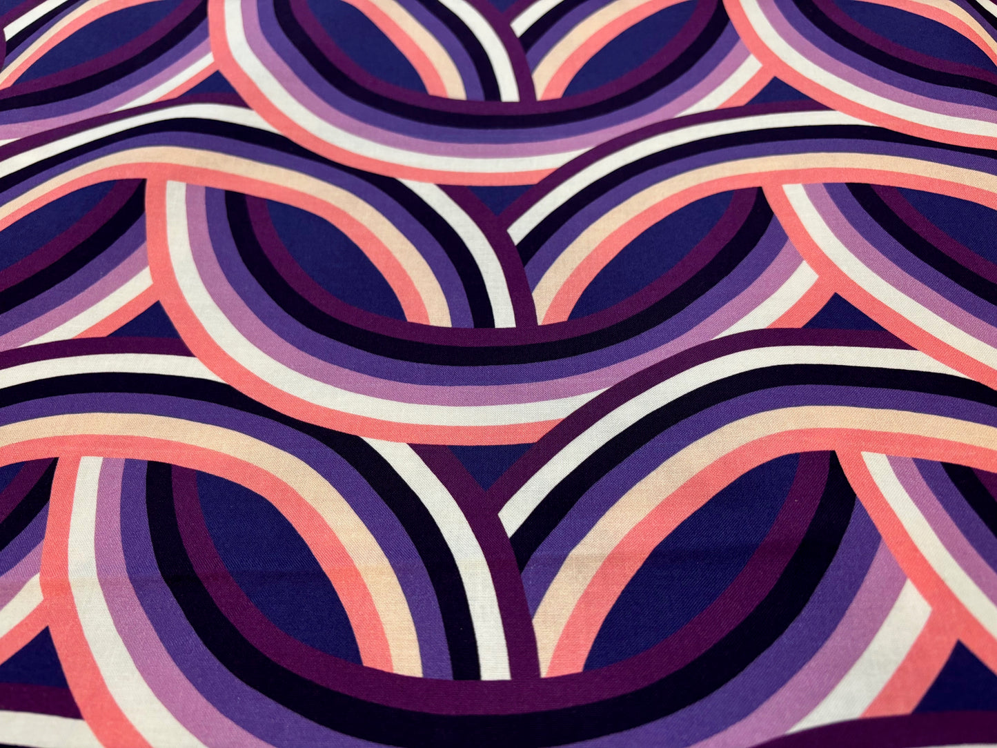 Bio-Baumwollstoff Wildest Dreams Sixties Lila