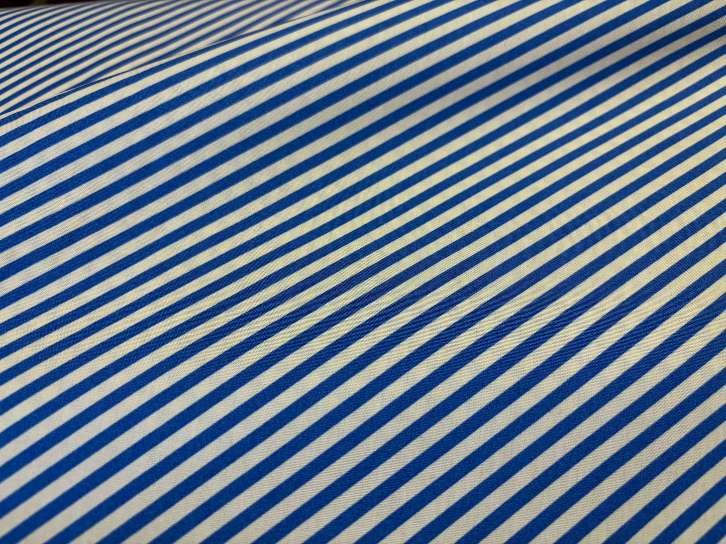 Baumwollstoff Quergestreift Blau Art Gallery Fabrics