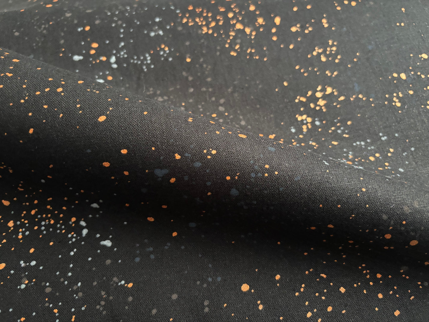 Canvas Speckled Schwarz Kupfer gesprenkelt