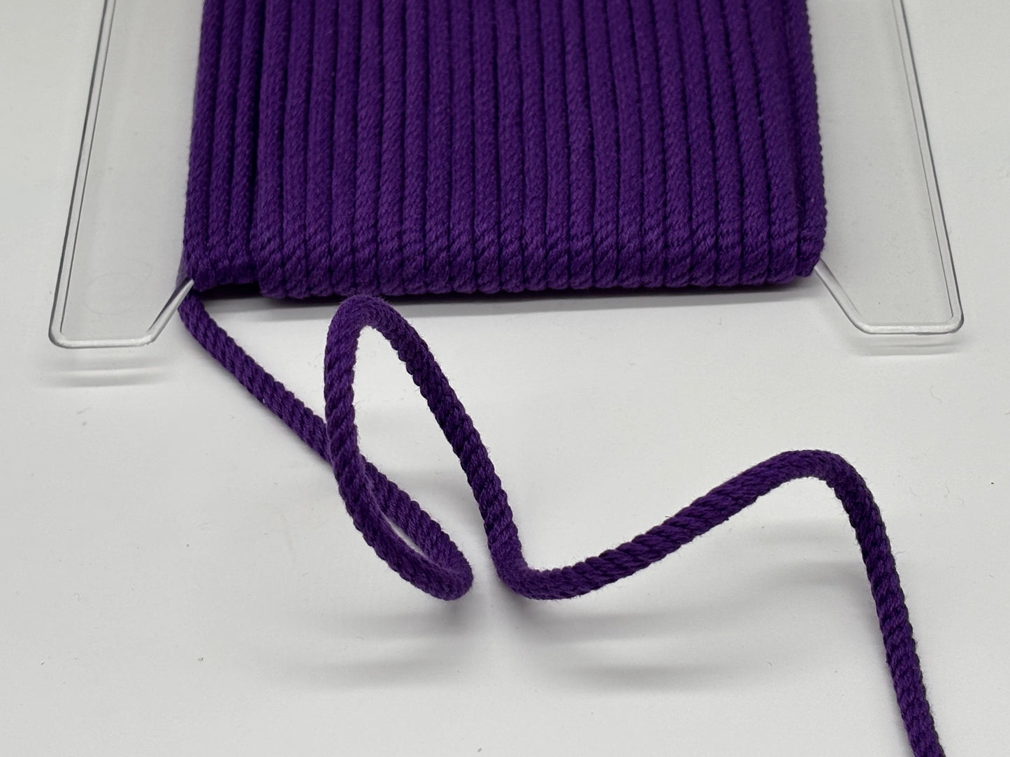 Baumwollkordel Violett 4 mm