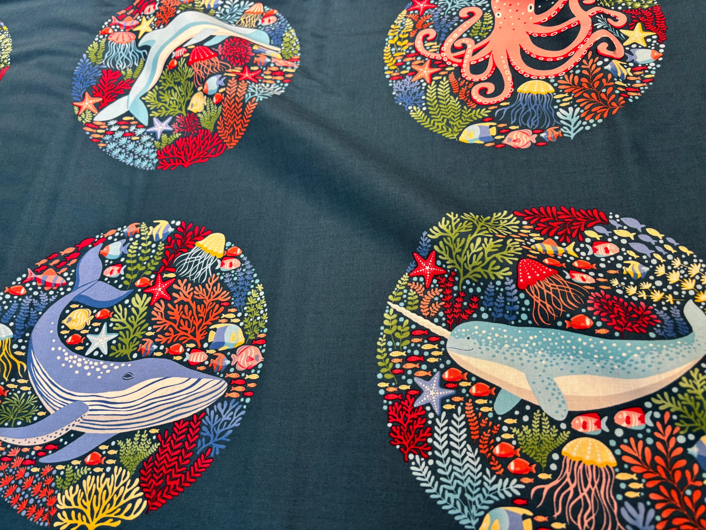 Baumwollstoff Panel Maritim