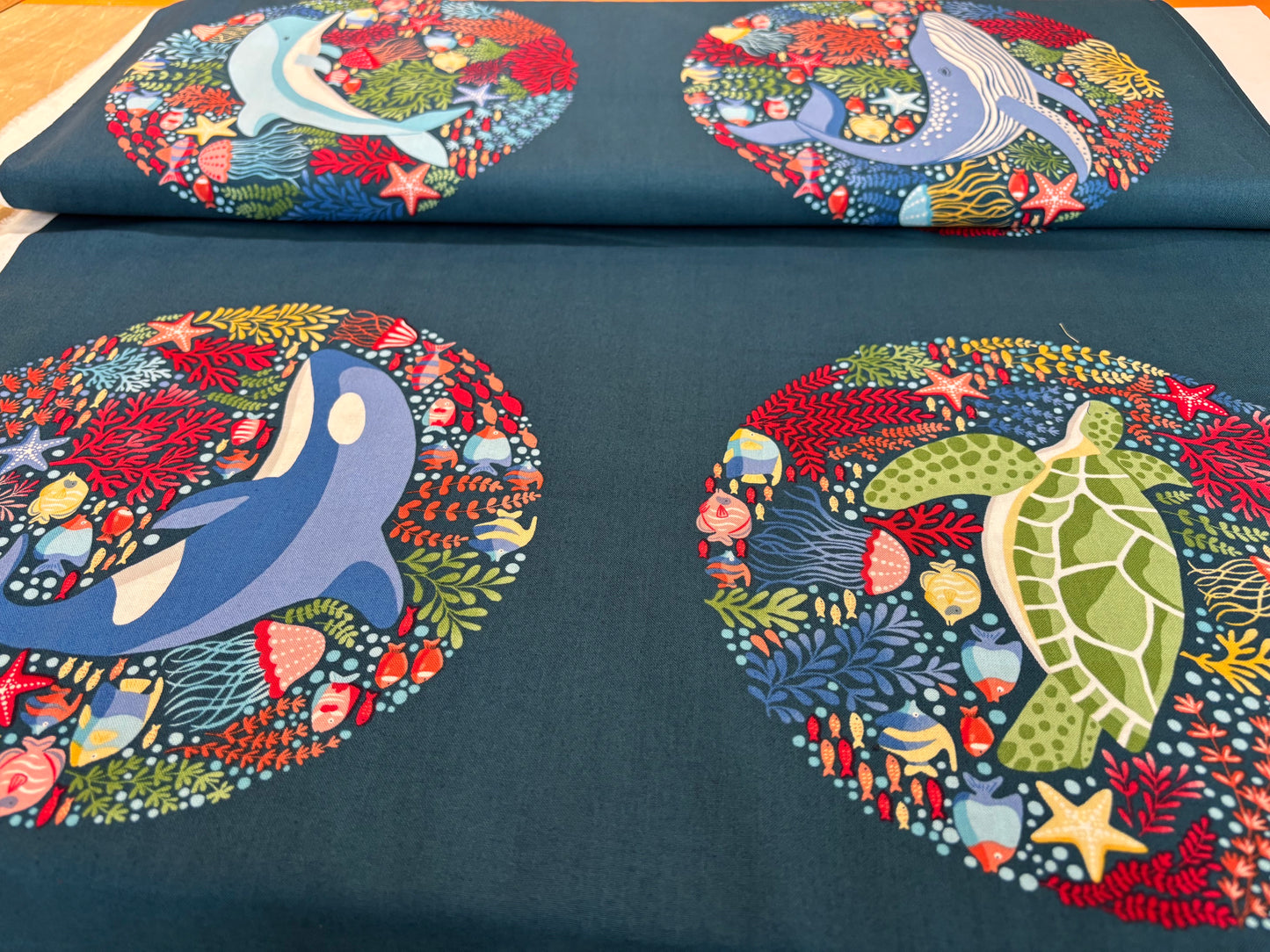 Baumwollstoff Panel Maritim