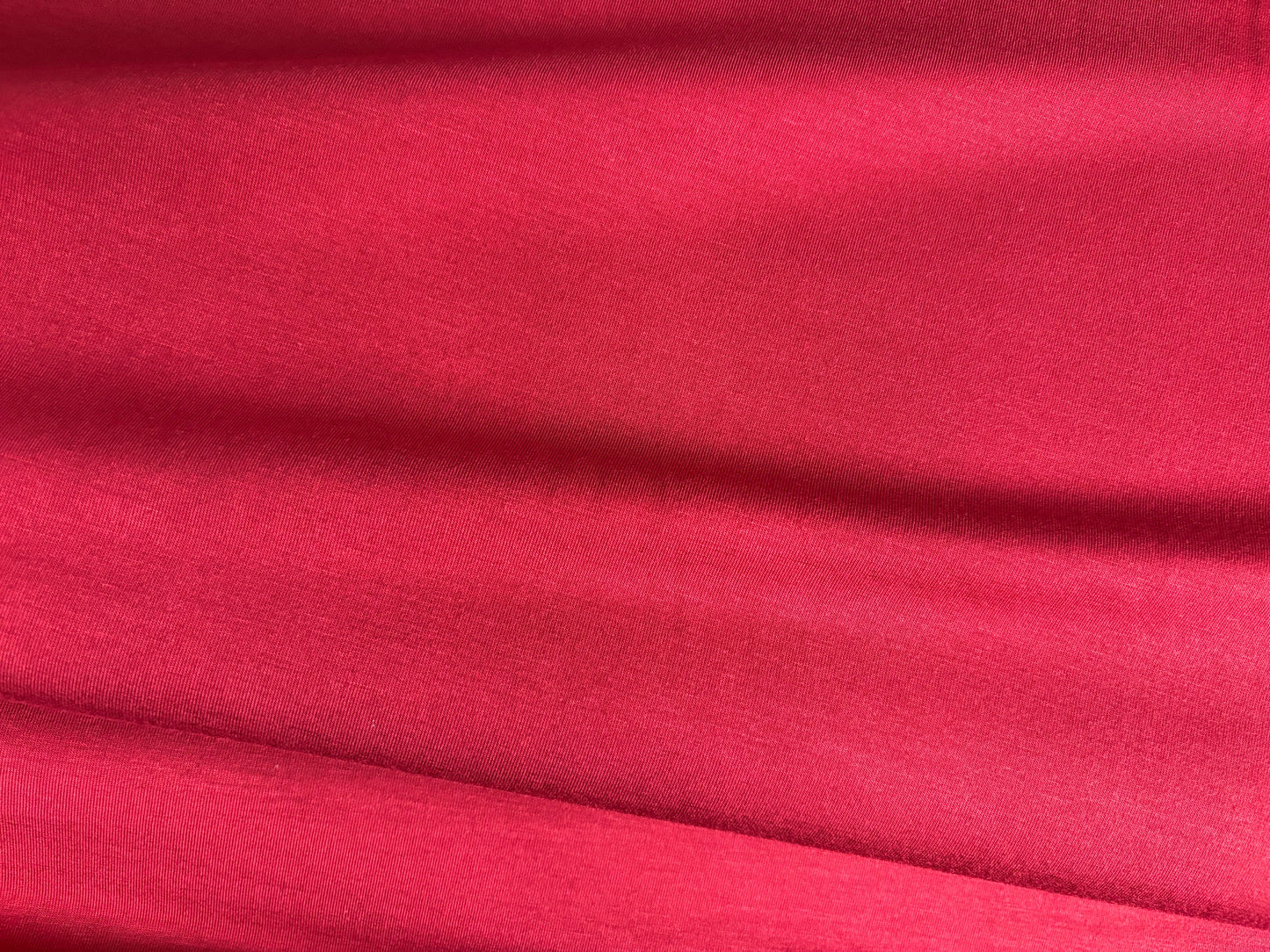 Jersey Organic Bambus Kirschrot