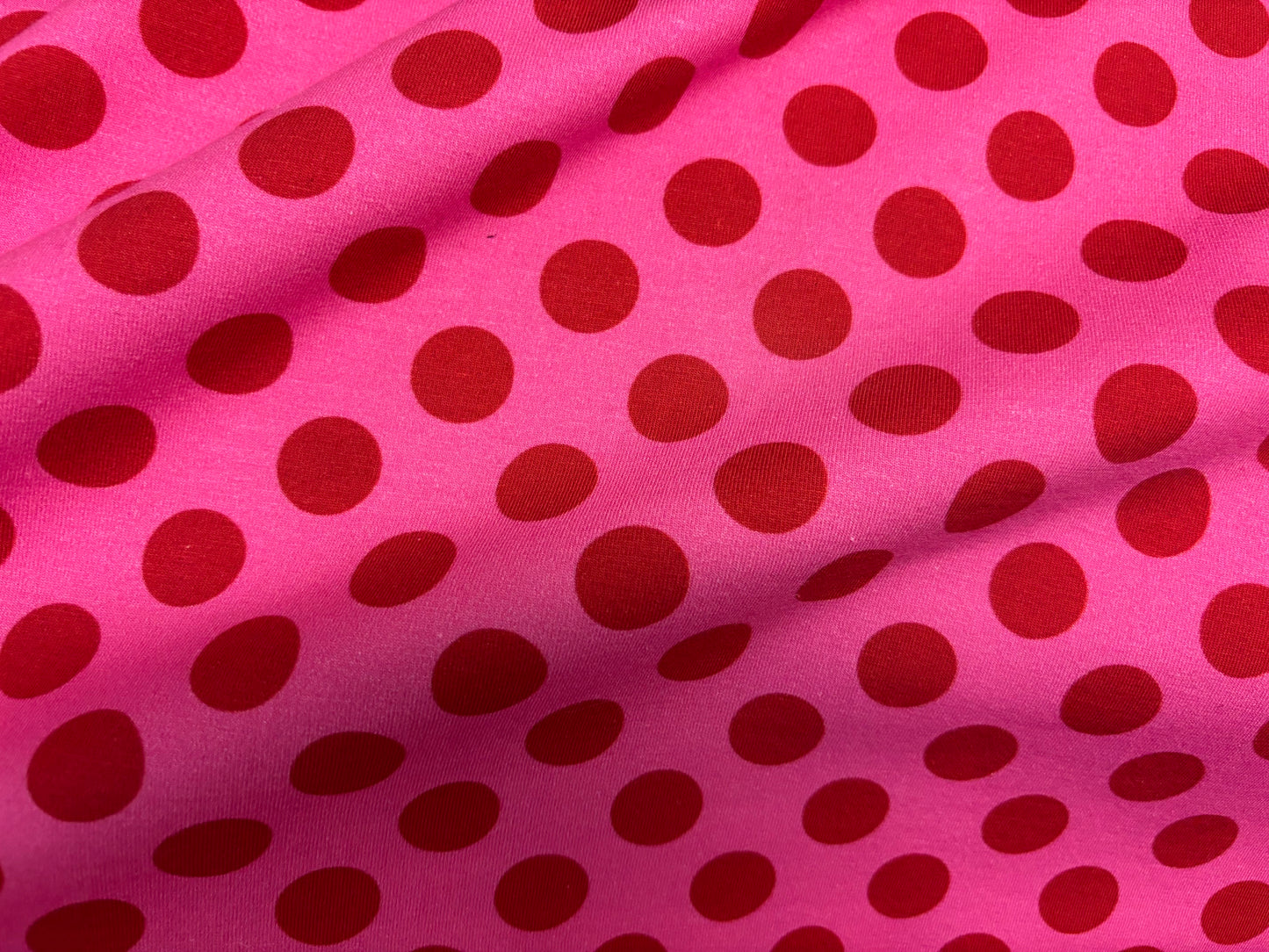 Jersey DOTS Punkte Rot/Pink Avalana