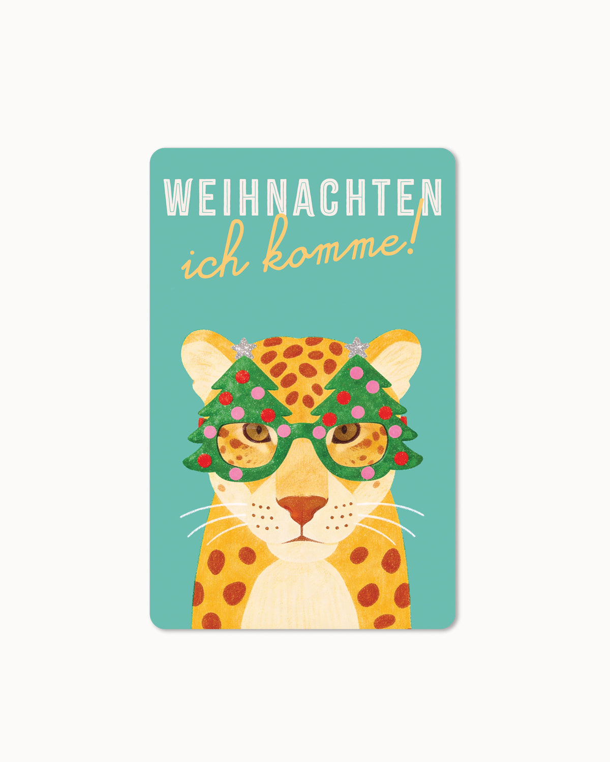 Weihnachtskarte Lunacard Weihnachten ich komme!