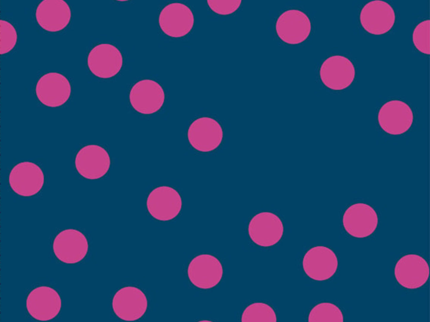 Viskose Light and Lush Punkte Pink/Blau