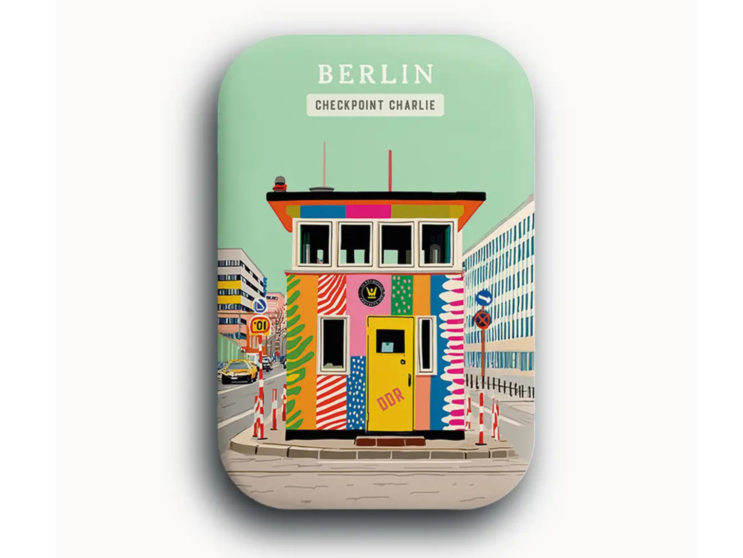 Magnet Lunacard Berlin Checkpoint Charlie