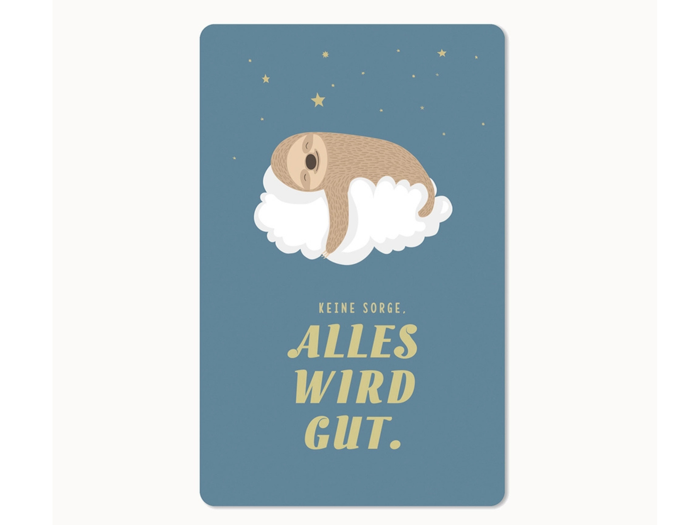 Postkarte Lunacard Alles wird gut