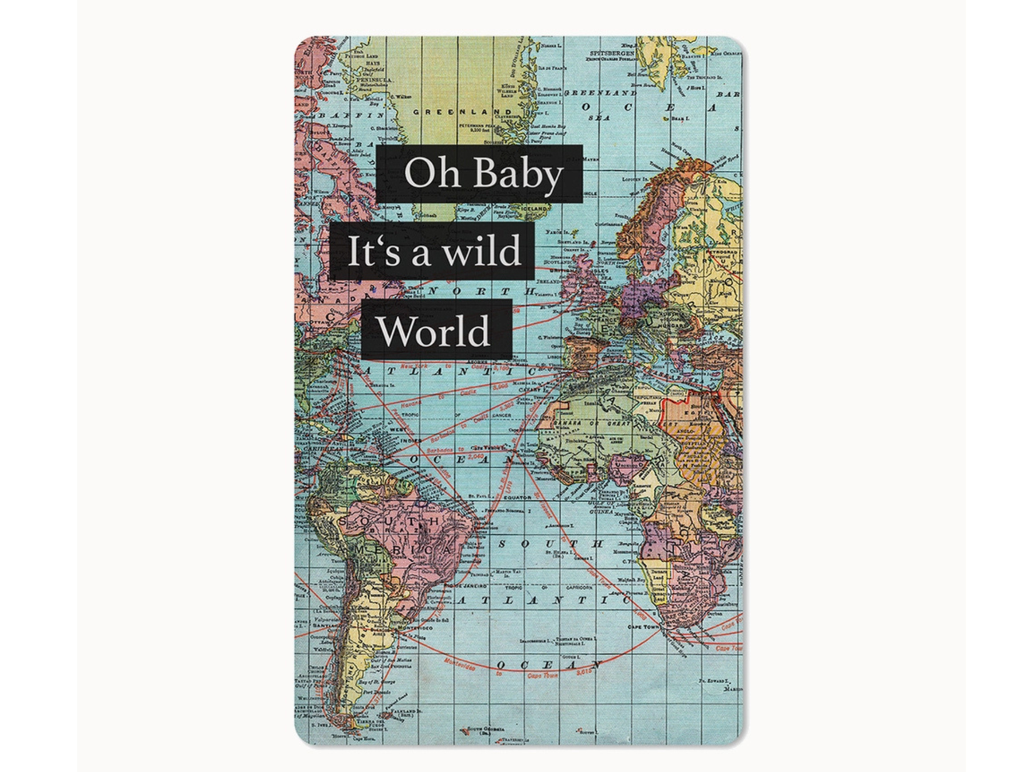 Postkarte Lunacard Wild world