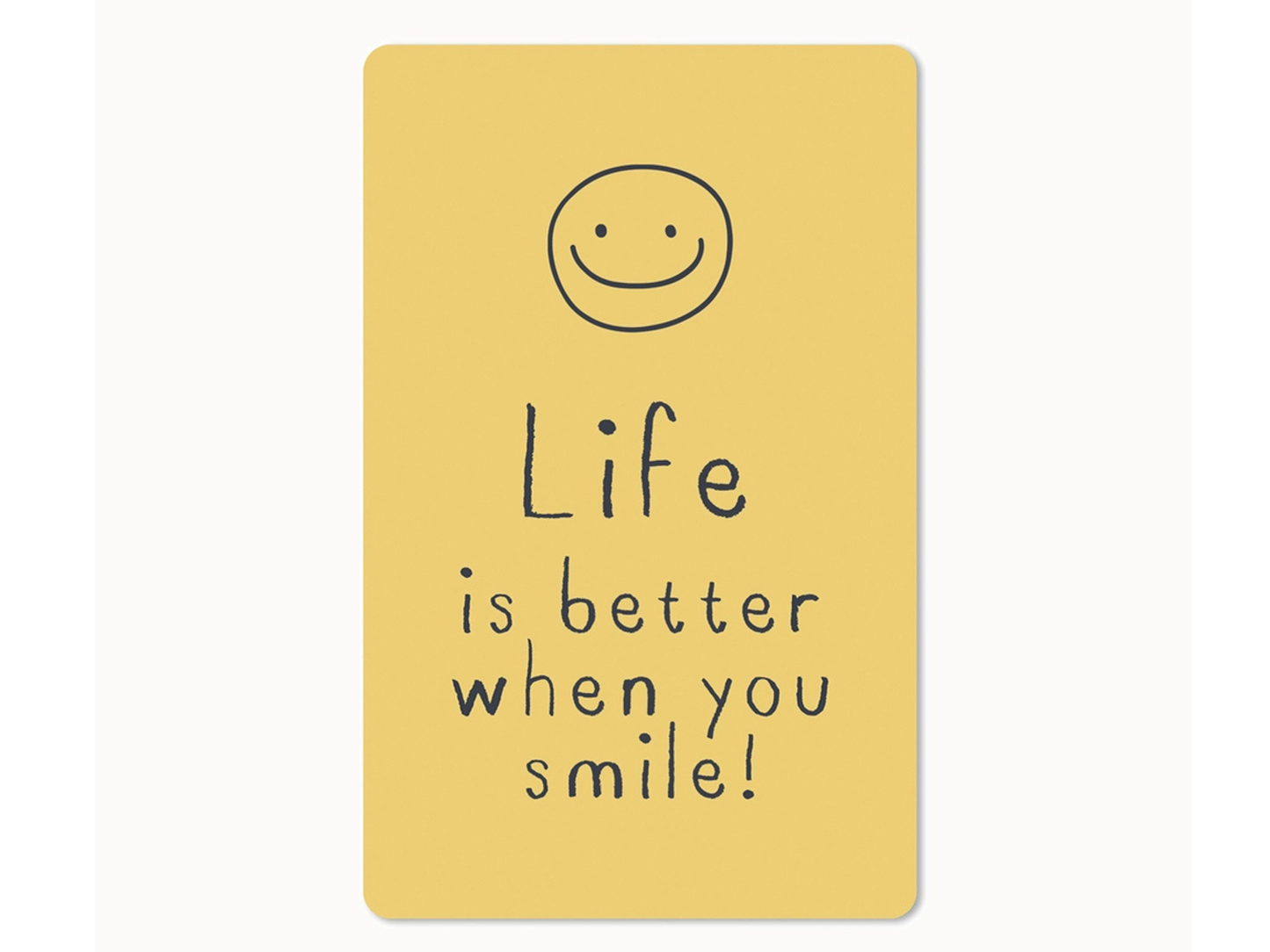 Postkarte Lunacard Smiley