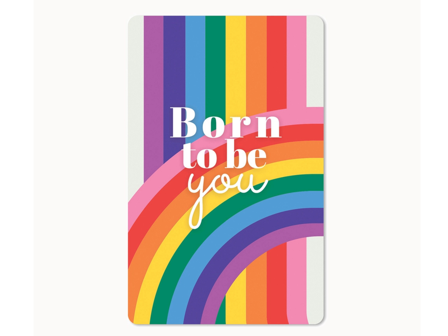 Postkarte Lunacard Flowers for you Born to be you