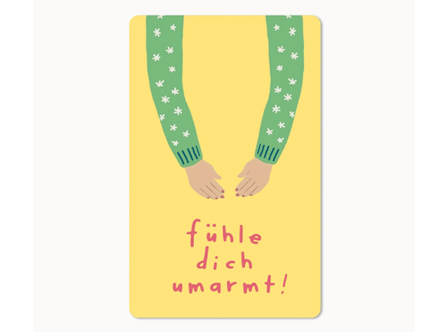 Postkarte Lunacard fühle dich umarmt