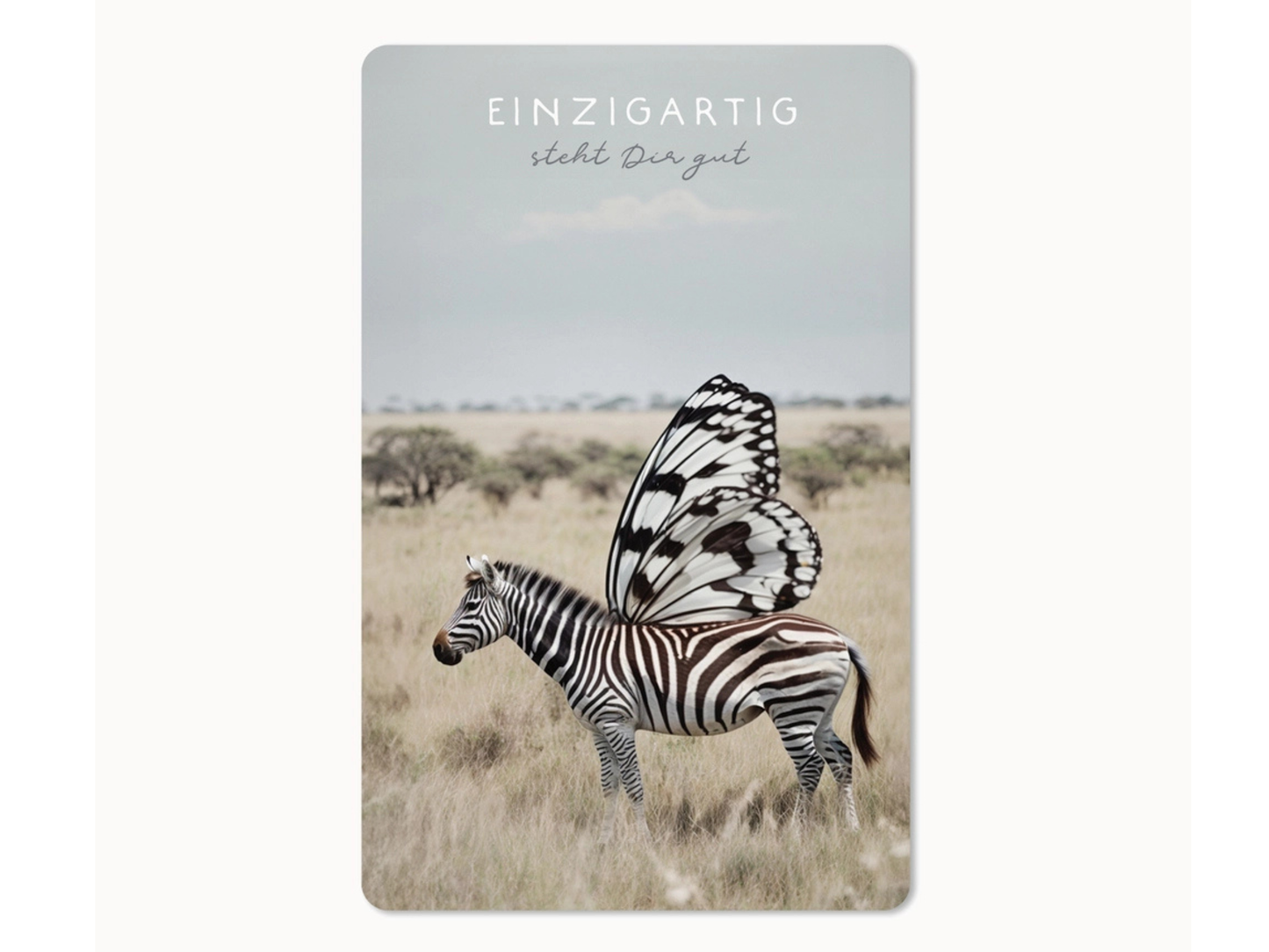 Postkarte Lunacard Einzigartig