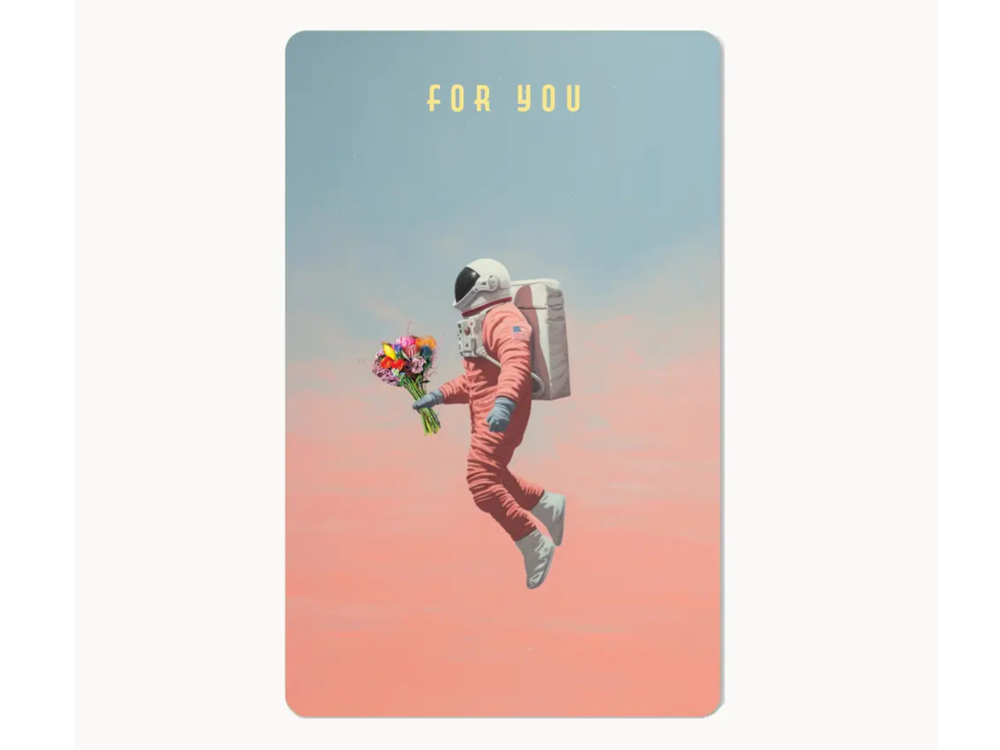 Postkarte Lunacard Astronaut