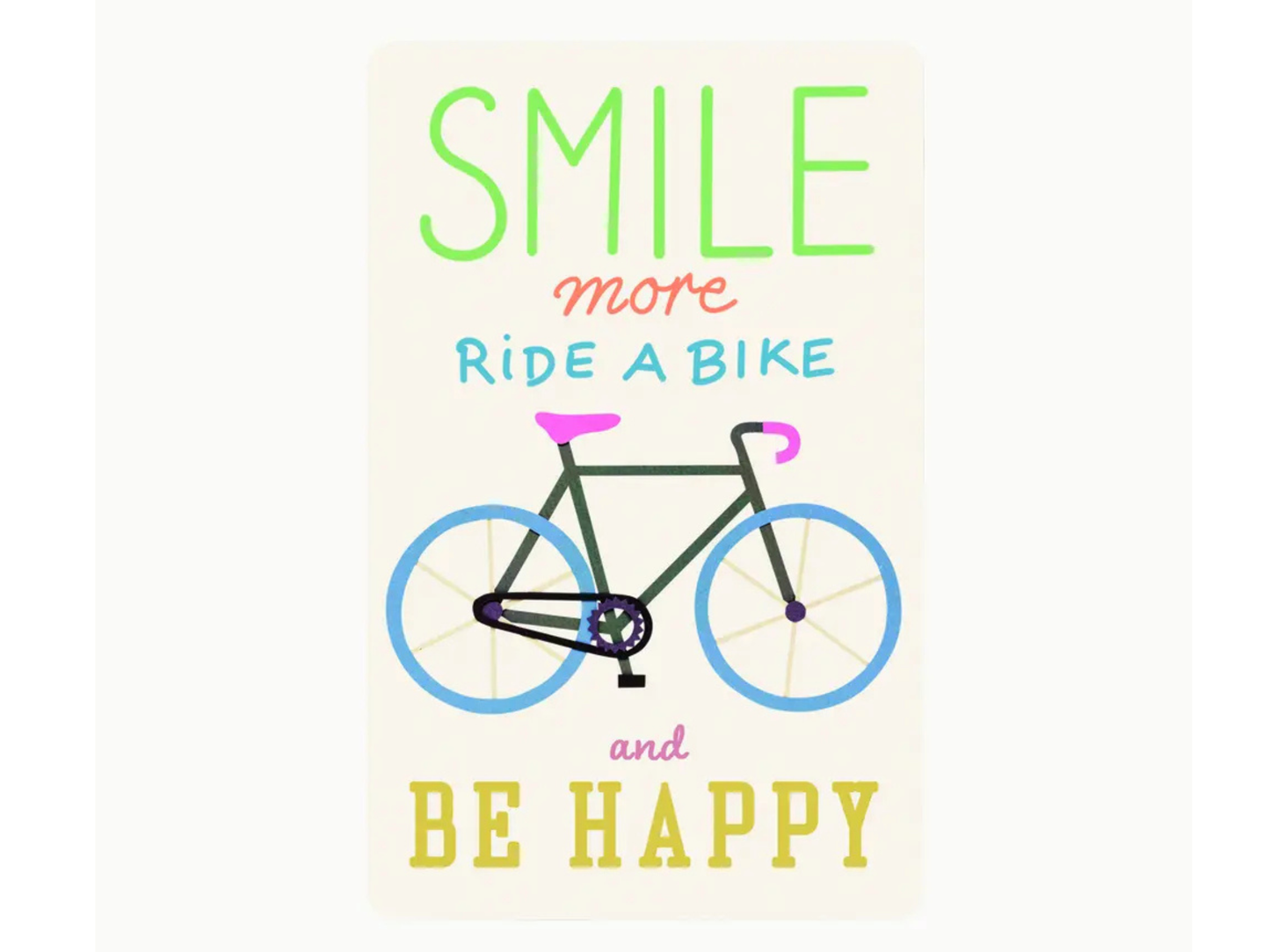 Postkarte Lunacard Ride a Bike