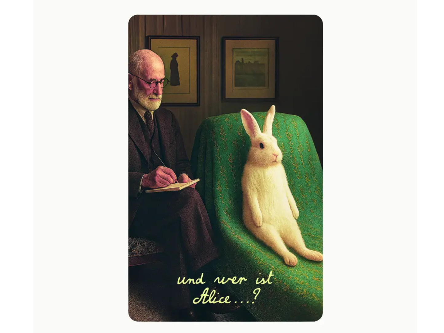 Postkarte Lunacard und wer ist Alice?