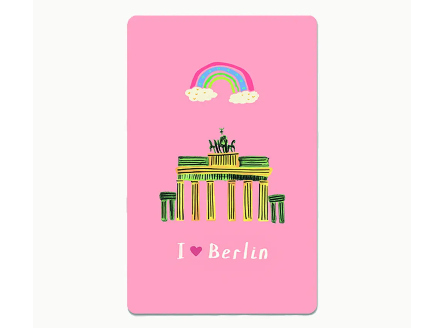 Postkarte Lunacard Berlin Brandenburger Tor