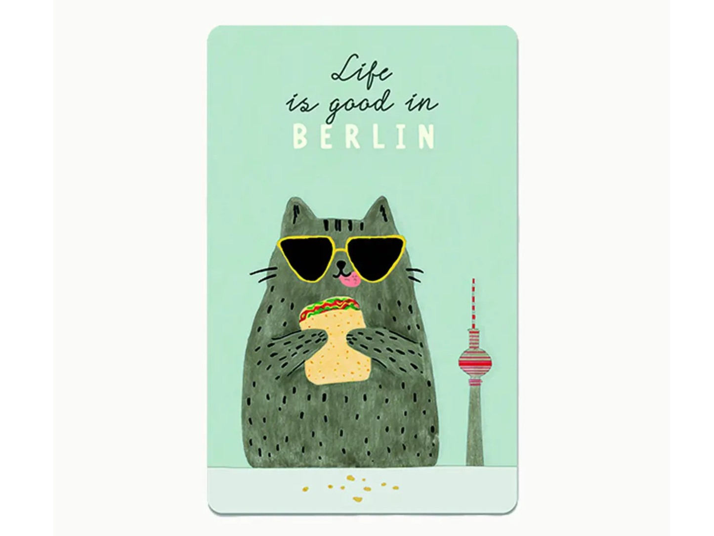 Postkarte Lunacard Berlin Life is good