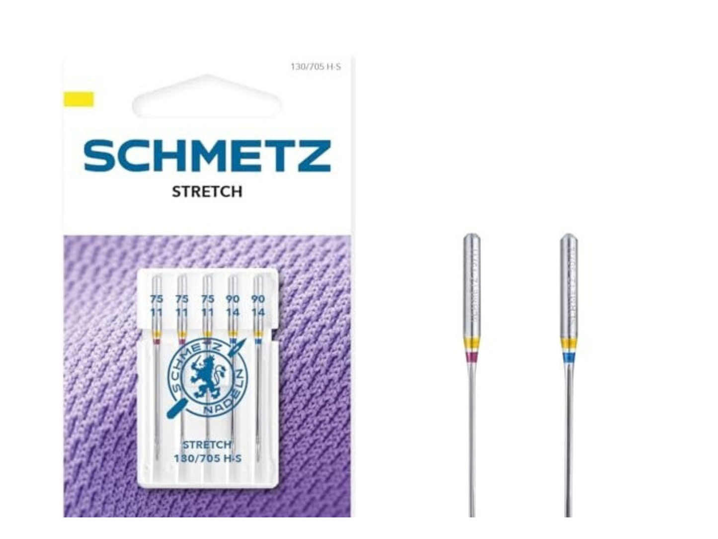 SCHMETZ Nähmaschinennadel Stretch Stärke 75-90