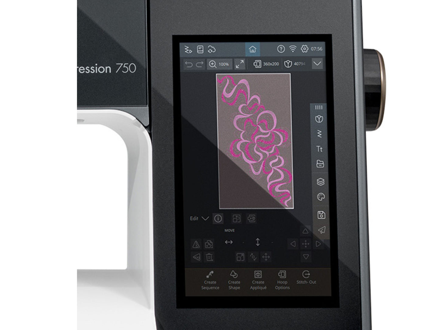 Pfaff creative expression 750 Stick-/Nähmaschine