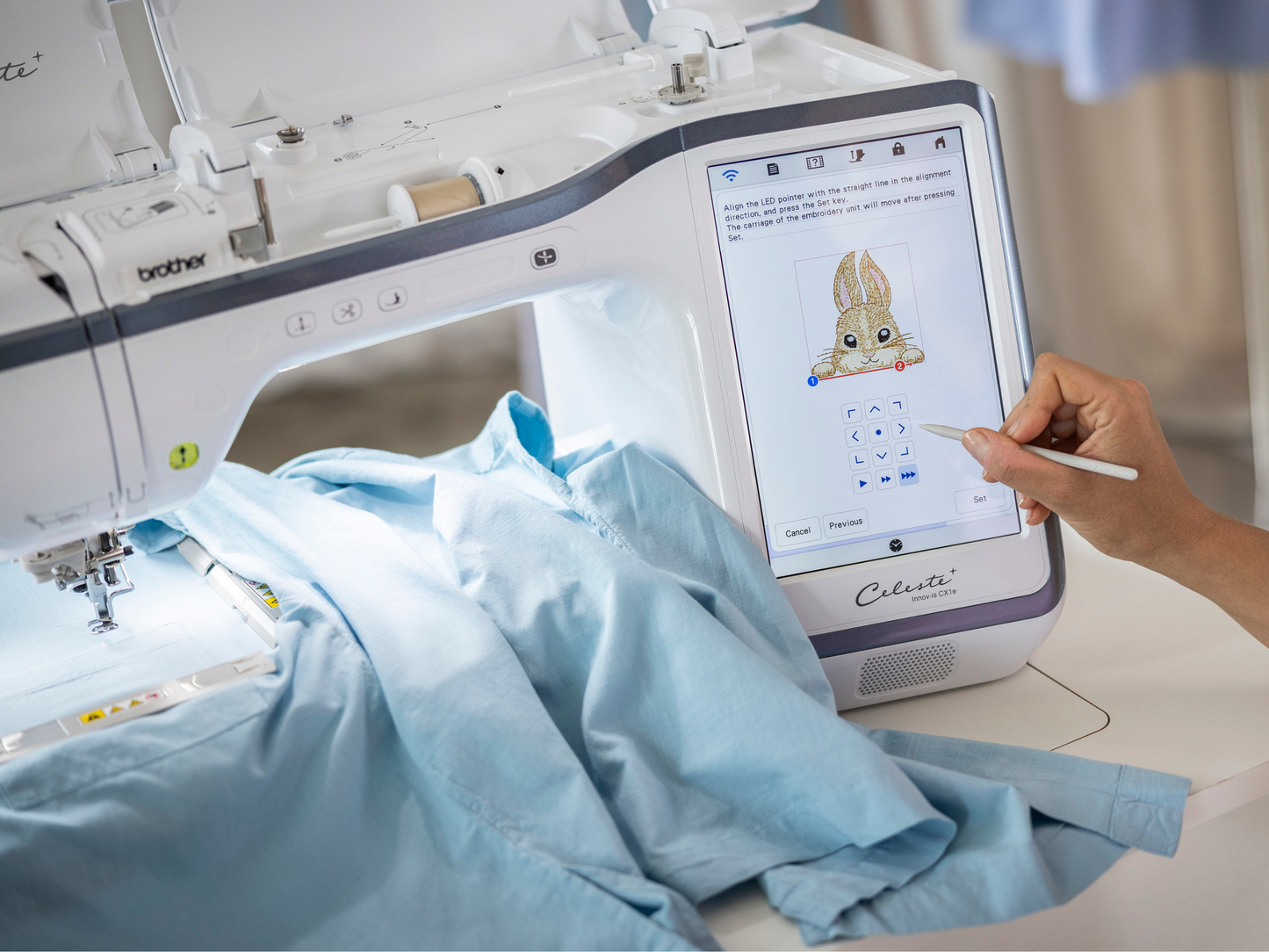 Brother Celeste Innov-is CX1e Stickmaschine