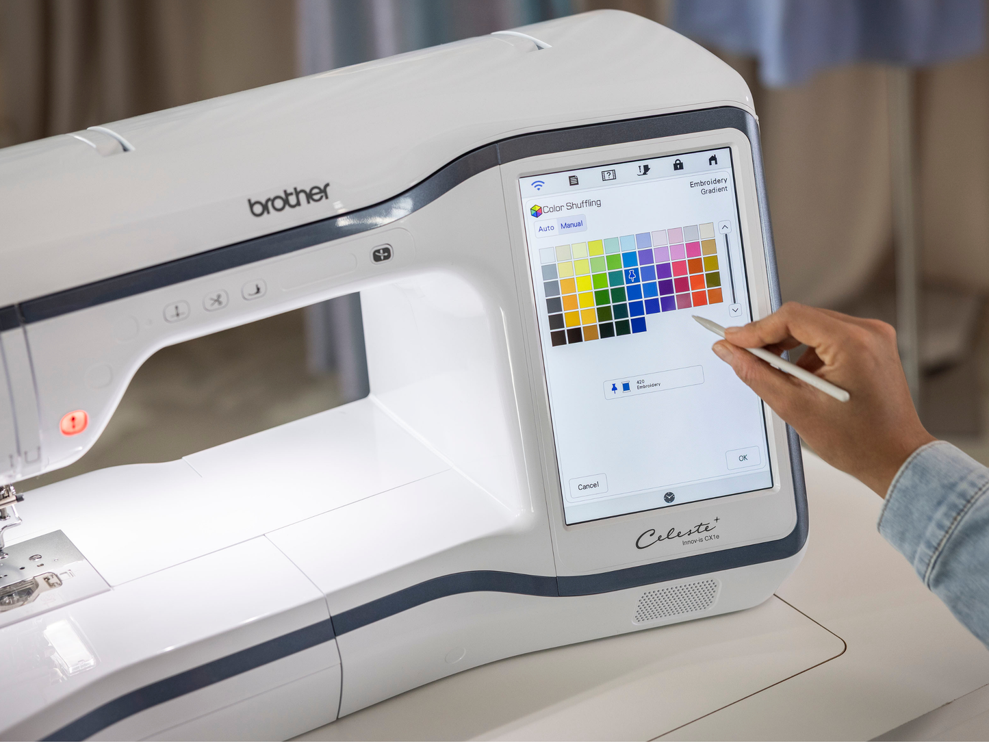 Brother Celeste Innov-is CX1e Stickmaschine