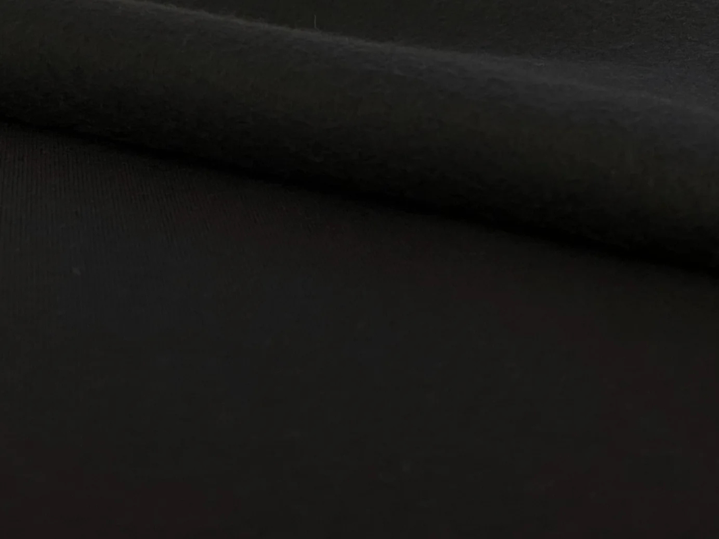 Baumwolljersey Uni Schwarz Baggy Style nicht elastisch