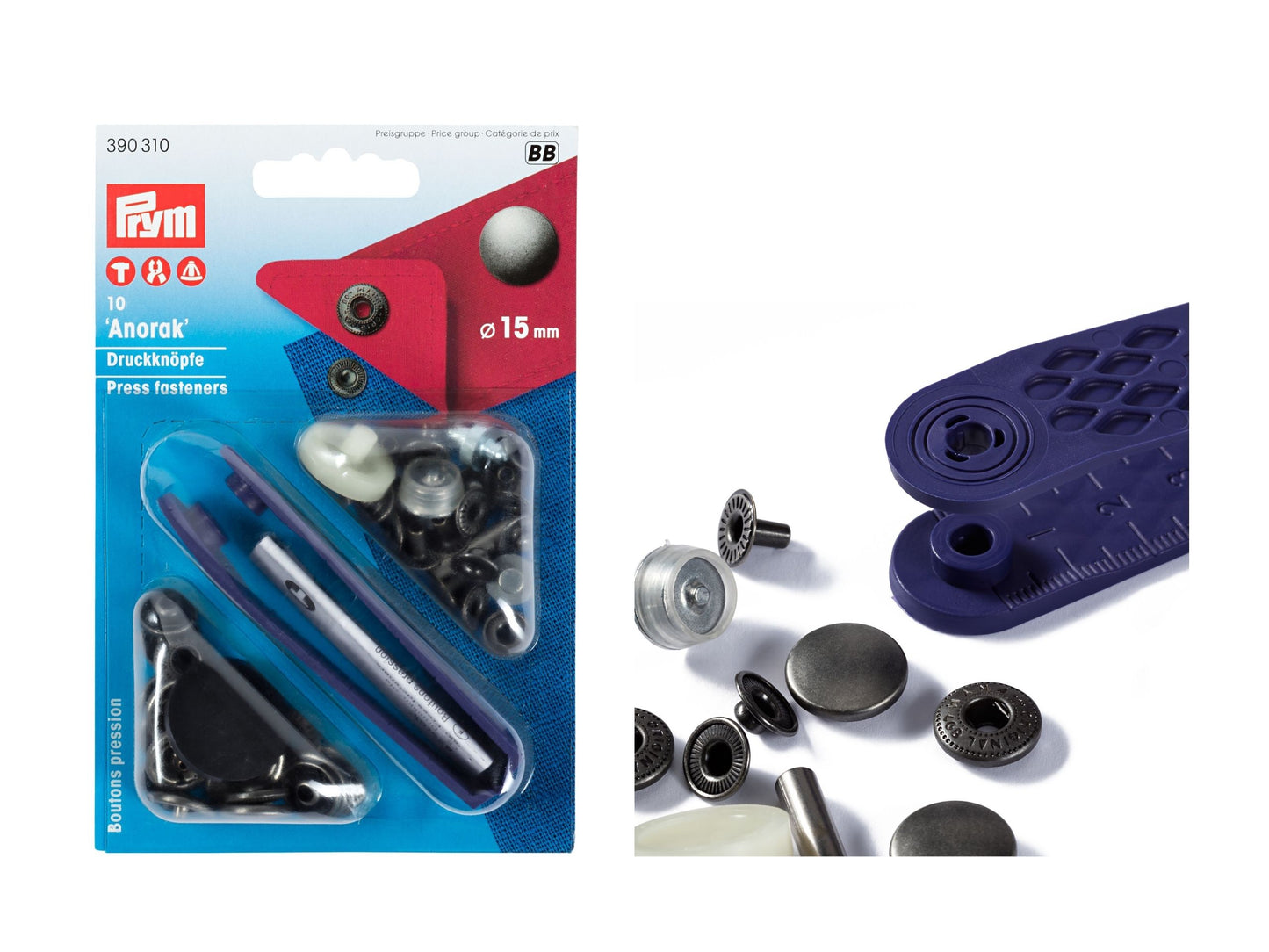 Prym Druckknopf Anorak 15 mm