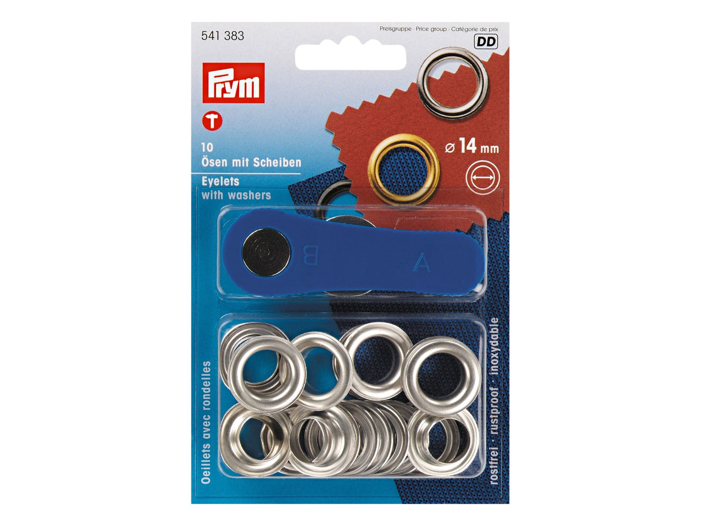 Prym Ösen und Scheiben 14 mm