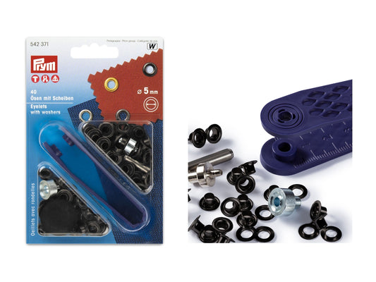 Prym Ösen und Scheiben 5,0 mm