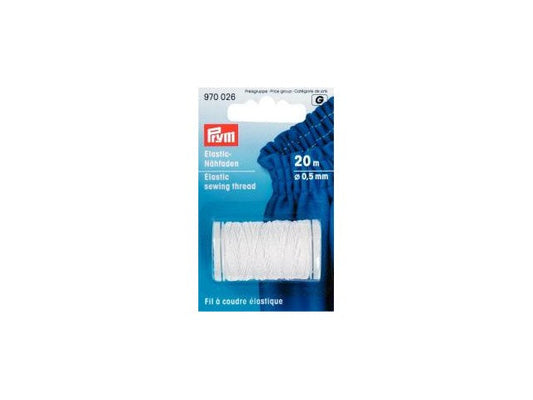 Prym Elastic-Nähfaden 0,5 mm Weiß