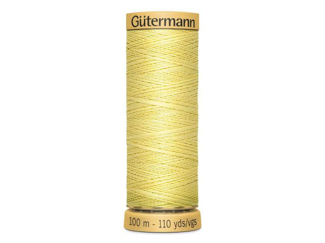 Gütermann Baumwollnähgarn 100 m Hellgelb 349