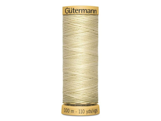 Gütermann Baumwollnähgarn 100 m Buttermilk 828