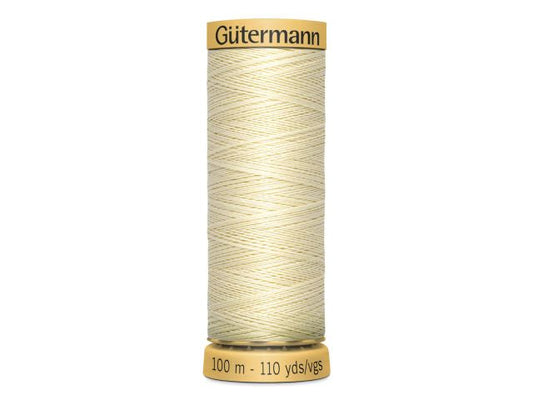 Gütermann Baumwollnähgarn 100 m Natur 919