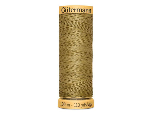 Gütermann Baumwollnähgarn 100 m Gelbbraun 1136