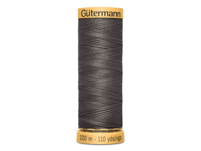 Gütermann Baumwollnähgarn 100 m Graubraun 1414