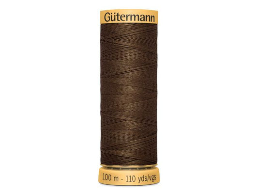 Gütermann Baumwollnähgarn 100 m Nussbraun 1523