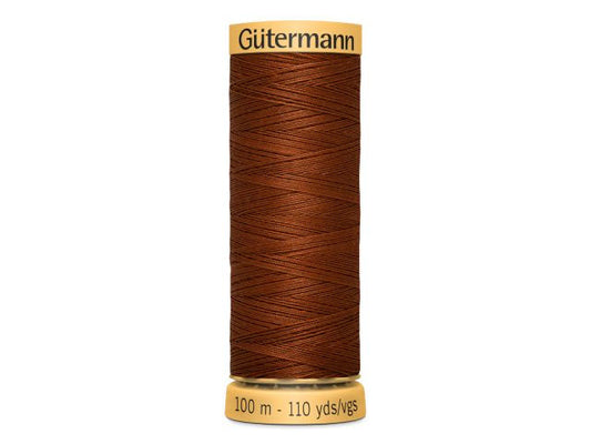 Gütermann Baumwollnähgarn 100 m Rostbraun 2143