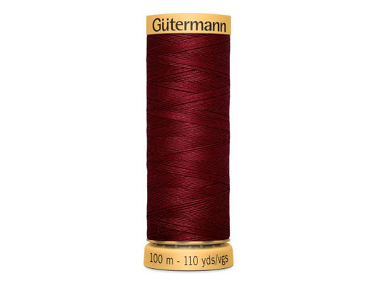 Gütermann Baumwollnähgarn 100 m Rotbraun 2433