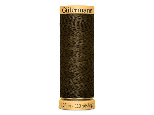 Gütermann Baumwollnähgarn 100 m Schwarzbraun 2960