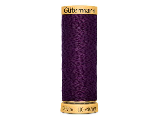 Gütermann Baumwollnähgarn 100 m Aubergine