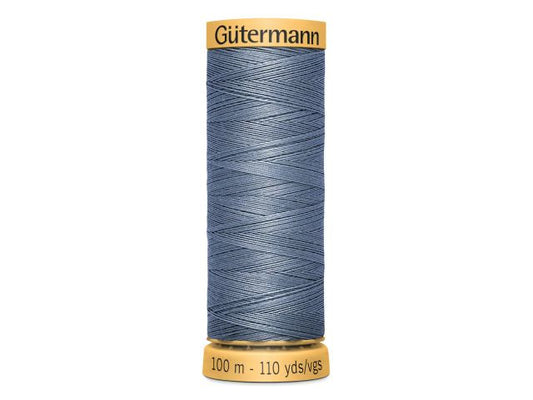 Gütermann Baumwollnähgarn 100 m Blaugrau Hell 5815