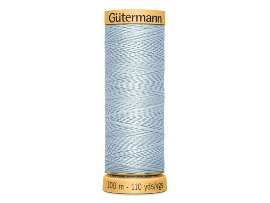 Gütermann Baumwollnähgarn 100 m Babyblau